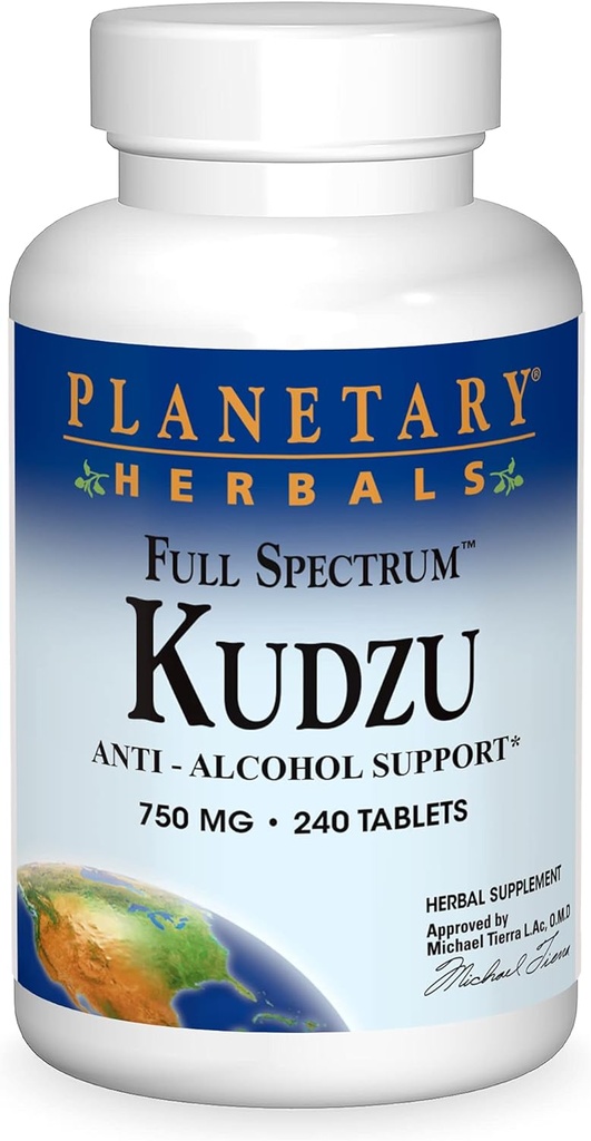 Πλανητικά βότανα Kudzu 750mg Full Spectrum - 240 δισκία
