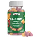 YumVsuba D3 Vitamini ile 500 mg - Raspberry & Orange Flavordis Vitamin D Gummies, Çocuklar ve Yetişkinler için Chewable Food Supplement, Vitamin Duba Gummies, Kosher Halal Gluten Free (60 Kont)
