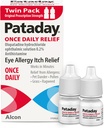 Pataday Once Daily Relief Alerji Eye Drops by Alcon, for Eye Alerji Itch Relief, 2.5 ml (Pack of 2)