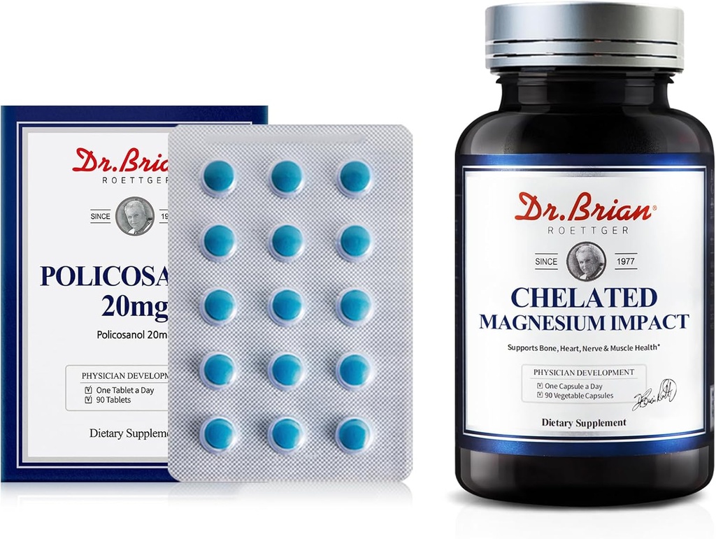 Policosanol Supplements ve chelated Supplement Magnezyum Ürünleri