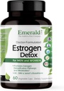 EMERALD LABS Estrogen Detox - Kadınlar ve Erkekler için Hormon Dengesini Destekler* - I3C, DIM & Setria L-Glutathione - Vegan, Gluten-Free - 60 Sebze Capsules (30-Day Supply)