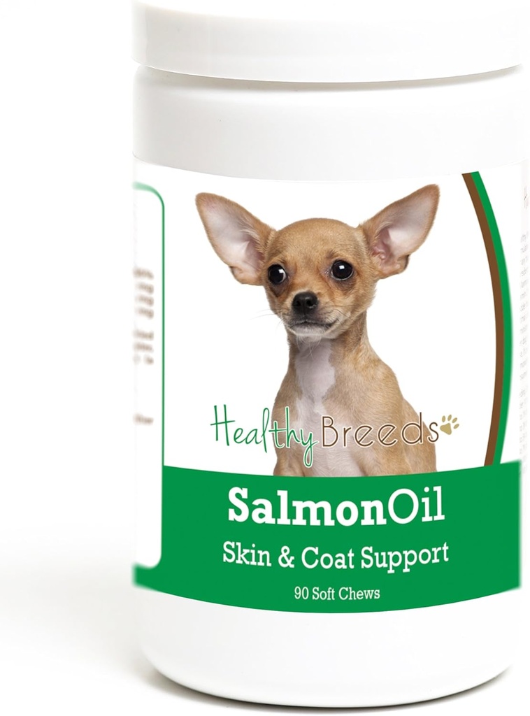 Healthy Breeds Chihuahua Salmon Oil Soft Chews 90 Count