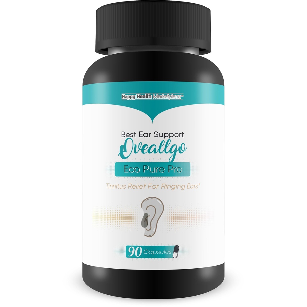 Tinnitus Supplement - En İyi Tinnitus Relief Ear Ringing - Ear Health Tinnitus Supplements - Clear Tinnitus Pills - Ears Ringing in the Ears Relief Oveallgo Eco Pure Pro