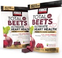 Total Beets Ultimate Heart Health Blood Printing Support Chews with CoQ10, Beet Root Toz, Grape Seed, Blood Pressure Supplement for Circulation & Blood Flow, 120 Soft