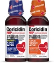Coricidin HBP maksimum Güçlü Soğuk ve Flu Day & Night Sugar-Free Liquid Twinpack, Yüksek Kan basıncı -12 Fl Oz (Pack of 2) ile Yetişkinler için ücretsiz Soğuk Tıp