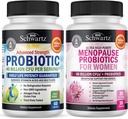 BioSchwartz Probiyotik 40 Milyar CFU 60 Kont + Menopause Probiyotiks for Women 30 Count