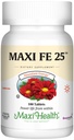 Maxi Health Iron Supplement for Women & Men - The Stomach - Non Constipating* Pills - Kosher - Non GMO - Vegetarian (100 Tablet)