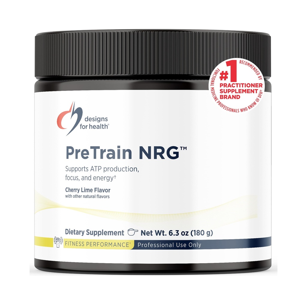 Sağlık PreTren NRG Drink Mix - Pre-Workout Toz withtine + Green Coffee - Supports Focus, Power + mental Energy in Athletes - No-GMO, Cherry Lime Flavor (20 hizmet / 180g)
