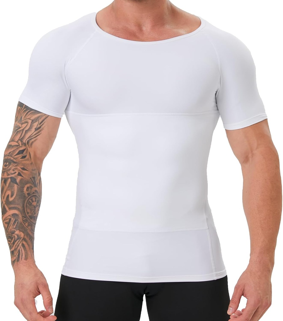 Erkekler Body Shaper, Guangzhou Shapewear Vestitch Undershirt Tank Top, Tummy Control Chest, Hide Gynecomastia