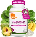 Zahler - Magnezyum Supplement Capsules 200 mg (90 Kont) Max Abors için Biyoaktif Magnezyum Citrate - Erkekler ve Kadınlar için Doğal Magnezyum Mineral - En İyi Magnezyum Tamamları
