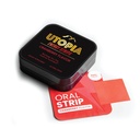 Energy Strips with Vitamin B12 & L Theanine, Natural 50mg Caffeine for Energy Boost, Cranberry Flavor, Oral Strip (30 Count)