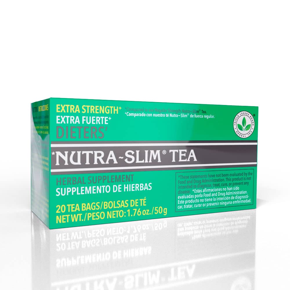 Triple Leaves Brand Nutra-Slim Tea (20 Çay Çanta), Ekstra Güçlü Diyetler
