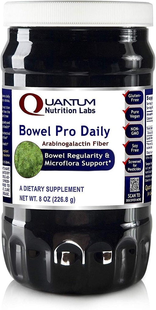 QNL Bowel Pro Daily - Prebiyotik Fiber Toz Digestive Health - Delicious Daily Gut Health Toz - Vegan Immune Support Supplement - Organik Prebiyotik - 8 ozz