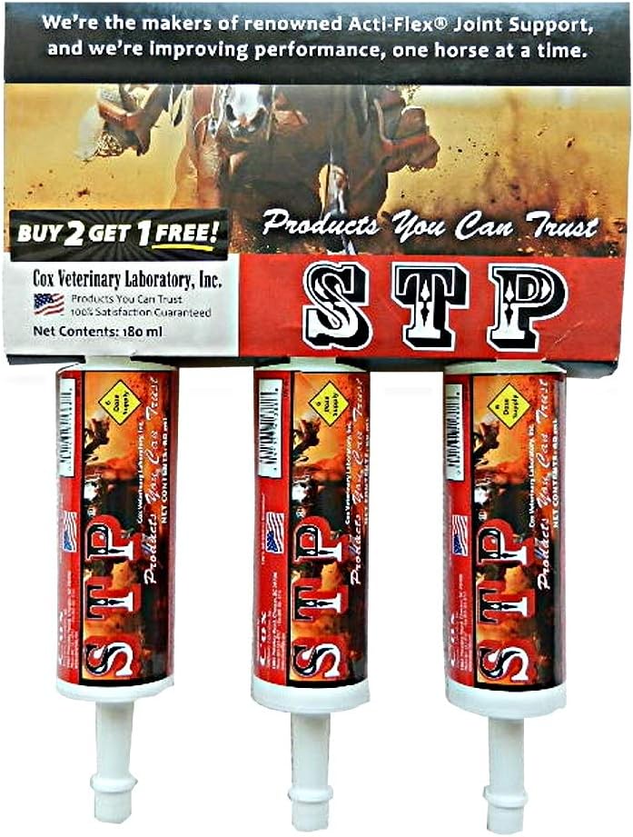 Atlar için STP Oral Paste. Relieve Pain ve Inflammation yardımcı olur. Yüksek Palatable. Güvenli, Doğal Malzemeler. Easy-Dose Magnete. Three-Pack. 18-Day Supply. ABD'de Made in USA.