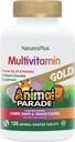 Natures Plus Animal Parade Gold Children's Multivitamin - 120 Animal-Shaped Chewable Tabletler - Assorted Cherry, Orange & Grape Flavors - Vegan, Gluten Free - 60 Toplam Hizmetler