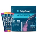 DripDrop Hydration Packets - Bold Diversity Pack - Single Serve Electrolytes Toz İçecek Mix - Watermelon, Berry, Lemon, Orange - Non-GMO, Gluten Free, Vegan - 32 Sticks