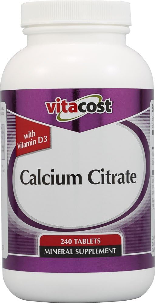 Vitacostdis Citrate with Vitamin D3-1000 mg per Service - 240 Tablet
