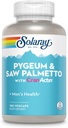 Solaray Pygeum ve Saw Palmetto Cranactin Supplement, 180 Count