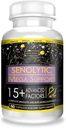 ACTIF Senolytic Support with 15+ Advanced Factors – Non-GMO, Fast-Acting, Made in USA, 60 Counting
