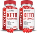 Justified Laboratories (2 Pack Ketosyn Keto ACV Gummies Advanced Formula 1000MG Chemsyn Keto Gummies Apple Cider Vinegar Formula B12 Vegan Non GMO 120 Gummys
