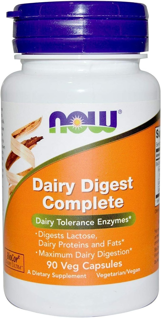 Now Foods Dairy Digest Complete 180 count (90 count X 2 Pk)