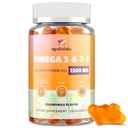 Omega 3 6 7 9 Kadınlar için Gummies - Omega 3 Supplement with Sea Buckthorn Oil, Flaxseed Oil, Vitamins E, A & Probiyotiks - Skin, Eye & Kuruness, Chamomile Flavor - 60 Gummies