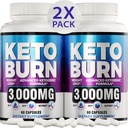(2 Pack) Diyet Pills - Gelişmiş Kilo Kaybı - Kadınlar ve Erkekler için Keto Tamam - Apple Cider Vinegar - Keto ACV Gummies Gummy - ABD'de Made in USA