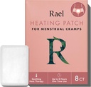 Rael Herbal Isıtma Patches, Period Cramps Relief, Heat Therapy, Ultra Thin Design, On The Go Dimension, For All Skin Type (8 Count)
