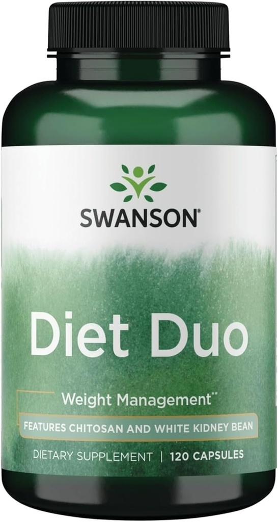 Swanson Diyet Duo with White Kidney Bean 120 Capsules