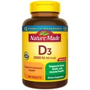 Doğa D3 2000 IU (50 mcg), Kemik, Diş, Kas ve Immune Health Support, 400 Tablet, 400 Day Supply Supply