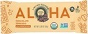 Aloha Organic Chocolate Espresso protein Bars, 14g Plant-Based Protein, 85 mg Caffeine, USDA Sertifikalı Organik, Gluten Free & Non-GMO, 1.98 Oz (12 paketi)