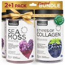 Collagen ve Sea Moss Gummies Sche - Collagen,, İrlandalı Deniz Moss, Biotin, Keratin, Bladderwrack - Immunity için Gummy Supplement, Detox, Sağlıklı Saç, Cilt ve Çiçekler - Erkekler ve Kadınlar için -