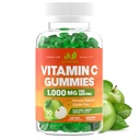 Yetişkinler ve Çocuklar için 1000 mg - En Güçlü Immune Support, Collagen Support - Sour Green Apple Flavor - Gluten Free, Non-GMO, Vegetarian - 90 Gummies (30 hizmet)