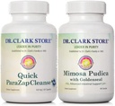 Dr Clark Store Quick para-Zap Cleanse & Mimosa Pudica – Powerful Cleanse, Detox Support & Gut Health Formula