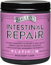 Barlean's Intestinal Repair Gut Health Powder με 16 Digestive Συμπληρώματα, L-Glutamine, Marshmallow και Licorice Root, Aloe Vera, και Fiber Mixed Berry Flavor, 6.35 oz