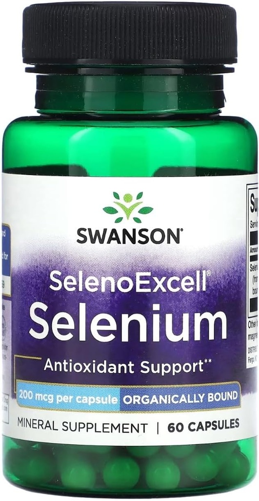 Swanson Selenoexcell Selenium 200 mcg 60 Capsules