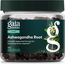 Gaia Herbs Ashwagandha Root - Stress Relief & Sleep Sleep Supplement - Υποστηρίζει Ισορροπημένα Επίπεδα Ενέργειας & Θετικά Outlook* - 180 Vegan Liquid Phyto Caps (90-Day Supply)