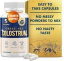 Colostrum Supplement 2 Ay Supply, Grass Fed Bovine Colostrum, Colostrum Toz Capsules