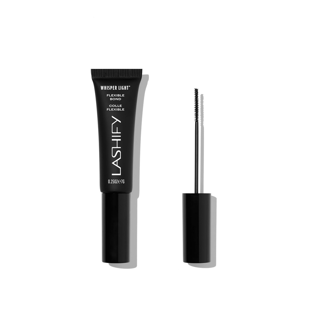 Lashify Whisper Light Flex Bond Eyelash Glue, Micro-Flex Technology- Lashinsky ile birlikte, Black-Flex Technology- Lashinsky'nin Black-Flex Technology- Lash Glue'ı