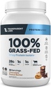 Διαφανές εργαστήριο Grass-Fed Whey Protein Isolate - Φυσικά αρωματισμένη, χωρίς γλουτένη πρωτεΐνη Whey σκόνη με 28g πρωτεΐνης ανά σερβίρισμα & 9 Αμινοξέα - 30 Σερβιέτες, σοκολάτα φυστικοβούτυρο