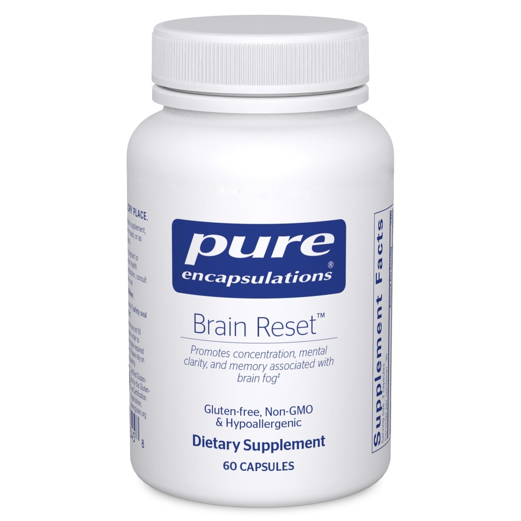 Pure Encapsulations Brain reset | Supports Concentration, Clarity, and Memory Associated with Brain Fog | 60 Capsules*