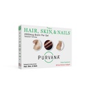 Wellgenix Purvana Hair, Skin, and Nails Vitamin - 2500mcg Βιοτίνη, Φολικό οξύ, DMAE, εκχύλισμα σπόρων σταφυλιού - One a Day Softgels - PSOS & Postpartum Hair Loss Support - (30 Count)