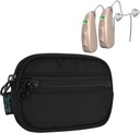 Beautyflier İşitme Aid Pouch, İşitme Yardımı Pocket Boyutu, İşitme Amplifier Depolama Bag, Cochlear İmplant Aksesuarları, İşitme Cihazı Mini Cüzdan Purse (Case Only)