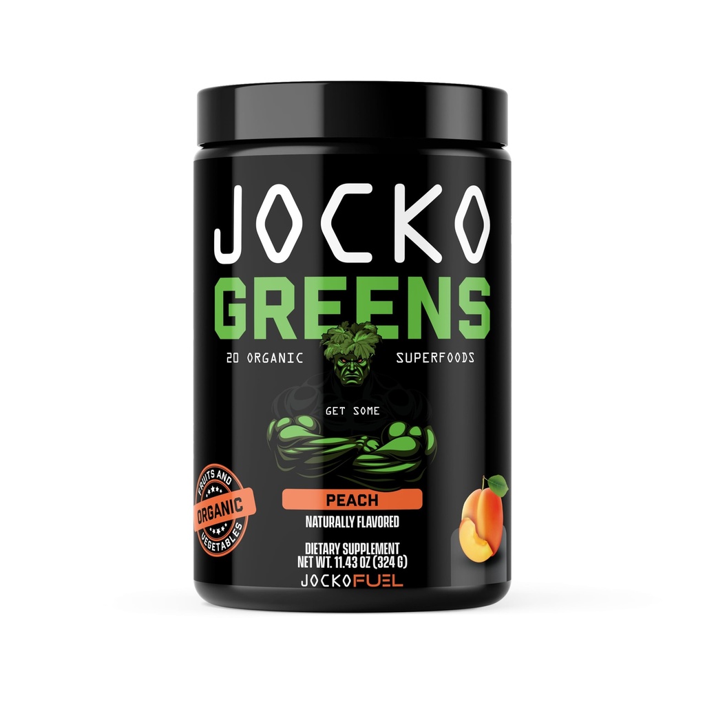 Jocko Yakıt Daily Greens Toz - Premium Organik Yeşiller Gut Health için Superfood Toz, Digestion, Bloating, Immune Support with Spirulina, Chlorella, Digestive Enzymes, & Probiyotiks - 30 Servisler