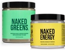 NAKED Vegan Sche Unflavored Energy Nutrition Super Greens Toz Organik Yeşiller Supplement