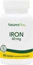 NaturesPlus Iron - 40 mg, 90 Tablet - Vejetaryen, Gluten Free - 45 Hizmetler