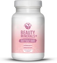 Ομορφιά Ορυκτά - Biotin Ενισχυμένο Multimineral για την ανάπτυξη των μαλλιών, την αντοχή των νυχιών, και την ελαστικότητα του δέρματος - 19 θρεπτικά συστατικά - Δέρμα μαλλιών και τα νύχια Βιταμίνες