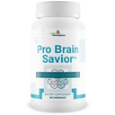 Pro Brain Savior - Nootropic Brain Supplement - Pro Mind Boost Formula for Memory, Focus, & Clarity - Χάπια Μελέτης - Bacopa, Niacin, Caffeine + L-Theanine, GABA - Προώθηση της διατήρησης μνήμης & μάθησης