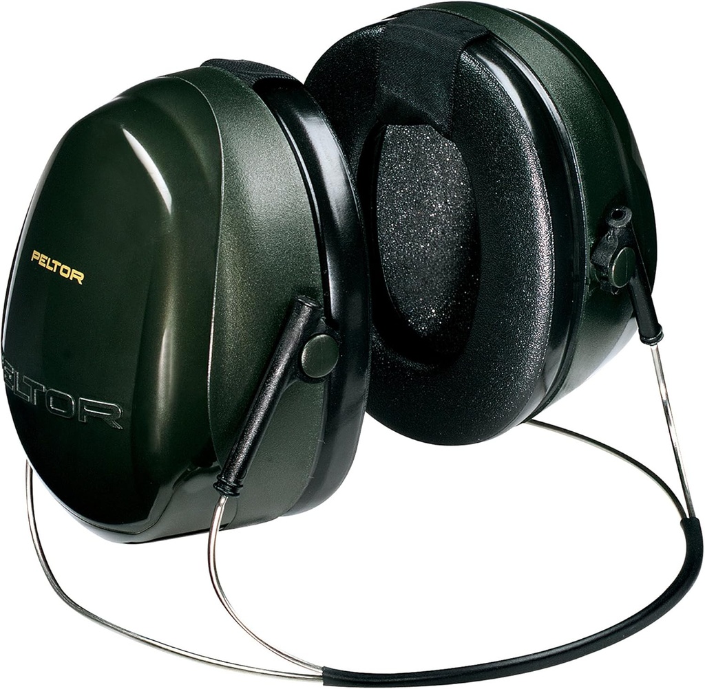 3M - H7B Peltor Optime 101 Arkasında - Head Earmuff, İşitme Koruma, Kulak Koruyucuları, NRR 26 dB Yeşil