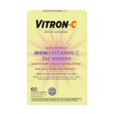 C vitamini olan kadınlar için Vitron-C Iron Supplement, Red Blood Cell Production & Immune Support için, 60 Kont